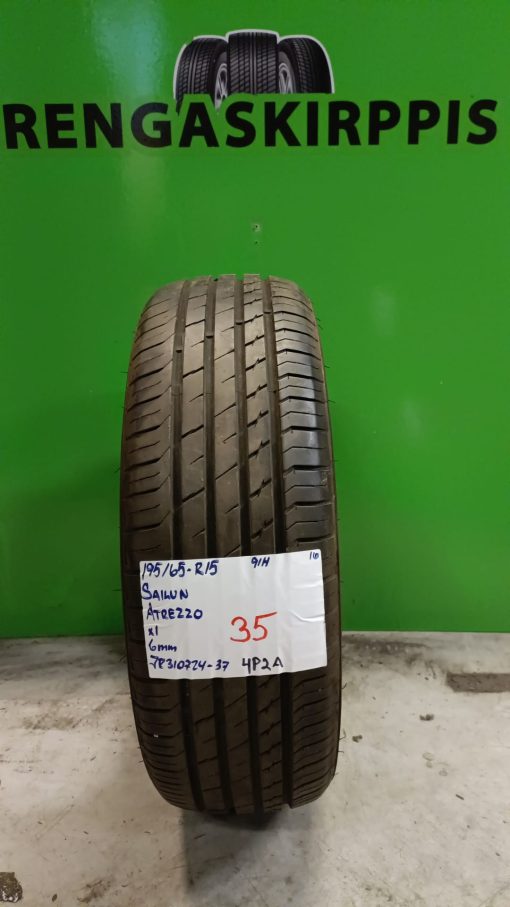 195/65R15 Sailun Atrezzo 91H kesä 6mm / 2P8-1
