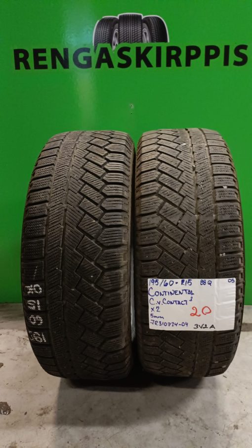 195/60R15 Continental C.V.Contact 3 88Q kitka 5mm / 3V2A