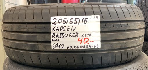205/55R16 Kapsen Rassurer K737 kesä 6mm / 6P12