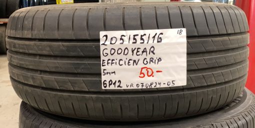 205/55R16 GoodYear EfficientGrip kesä 5mm / 6P12