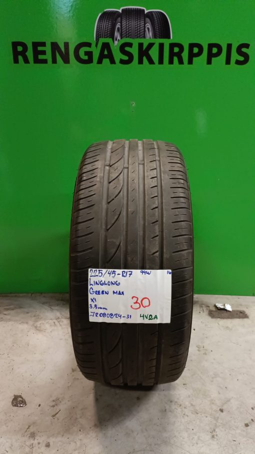 225/45R17 LingLong GreenMax 94W kesä 3,5mm / 4v2A