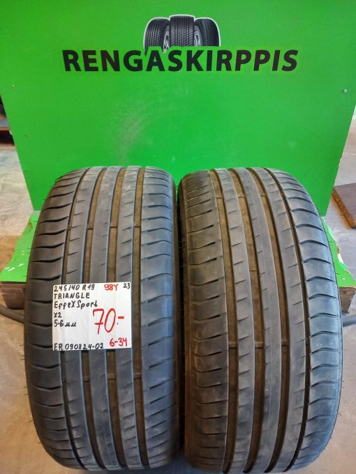 245/40R19 Triangle Effex Sport 98Y kesä 5-6mm / 6-34