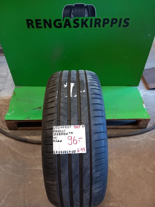 255/40R21 Pirelli Scorpion TM 102T kesä 4,5mm / 6-43