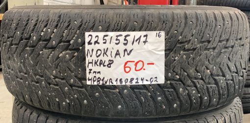 225/55R17 Nokian HKPL 8 nasta 7mm / 4P81