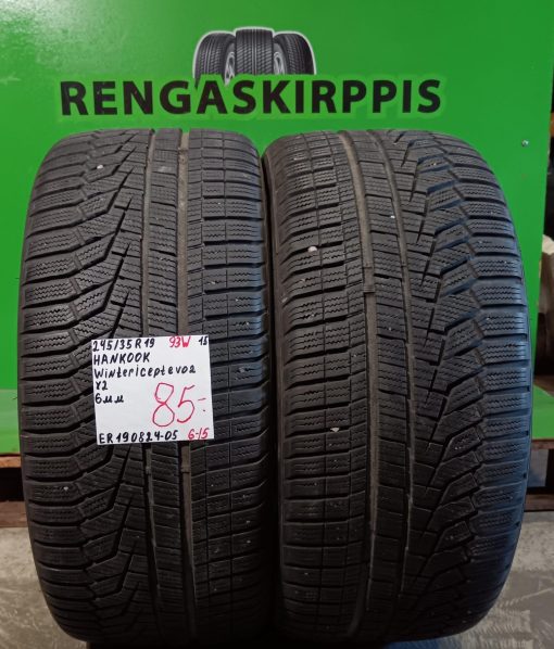 245/35R19 Hankook Winter ICept Evo 2 93W kitka 6mm / 6-15