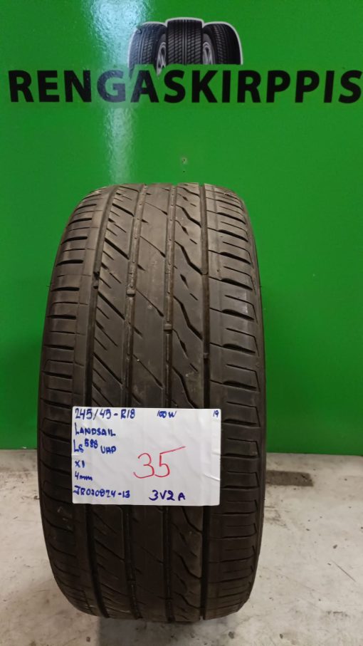 245/45R18 Landsail LS588 UHP 100W kesä 4mm / 3V2A