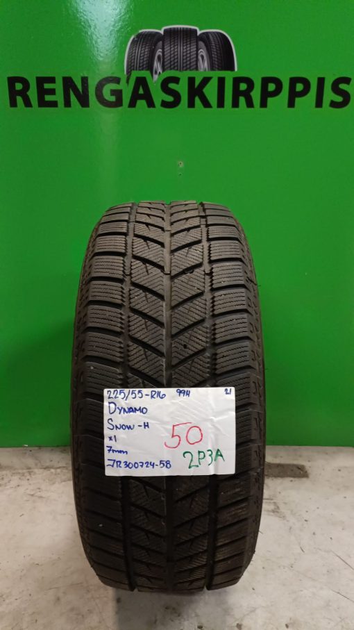 225/55R16 Dynamo Snow-H 99H kitka 7mm / 2P3A