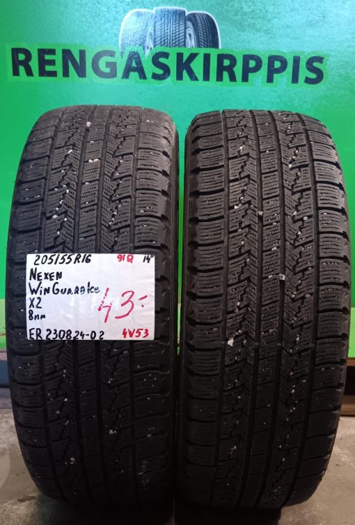 205/55R16 Nexen Winguard Ice 91Q kitka 8mm / 4V53