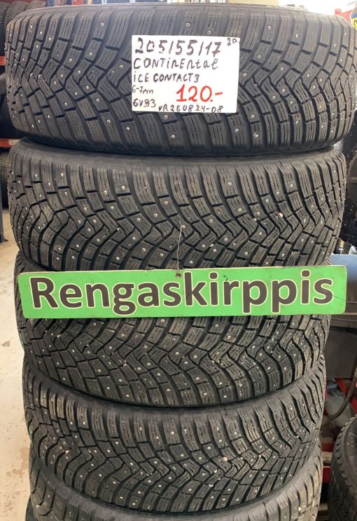 205/55R17 Continental IceContact 3 nasta 6-7mm / 6V93