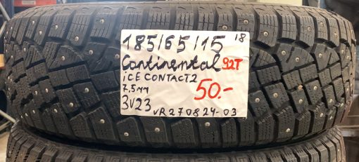 185/65R15 Continental IceContact 2 92T nasta 7,5mm / 3V23