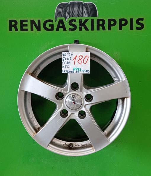 15" 5x112 ET38 K57,1 15"x6 / H721