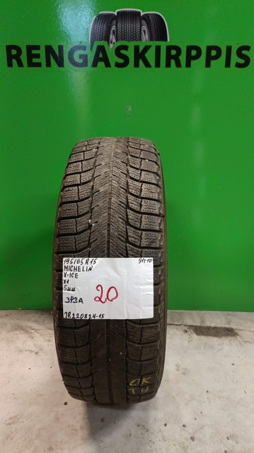 195/65R15 Michelin X-Ice 91T kitka 5mm / 3P3A