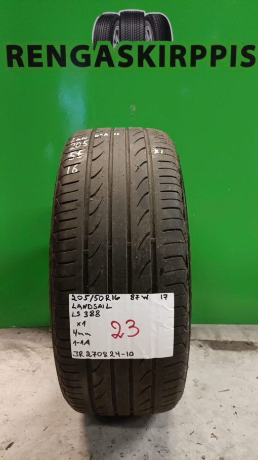 205/50R16 Landsail LS388 87W kesä 4mm / 1-1A