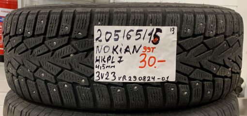 205/65R15 Nokian HKPL 7 99T nasta 4,5mm / 3V23