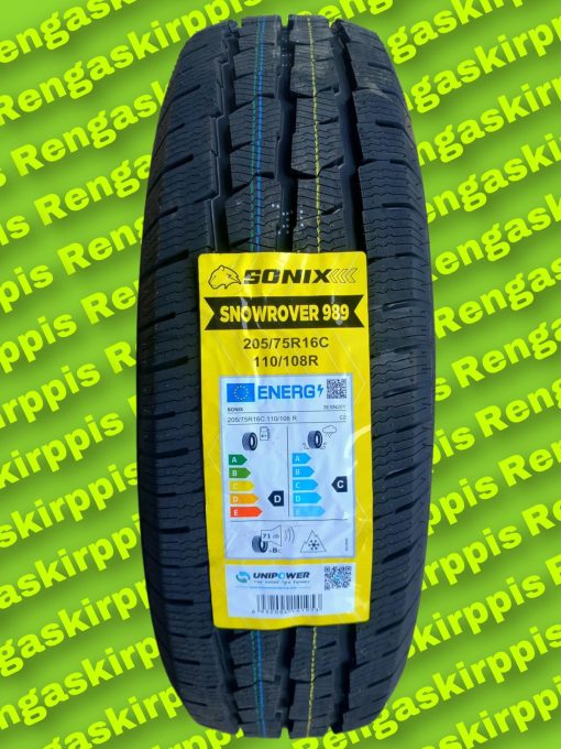 205/75R16C Sonix Snowrover 989 110/108R D, C 71dB/ kitka