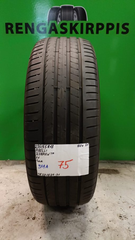235/55R18 Pirelli Scorpion TM 100V kesä 4mm / 5V11-1