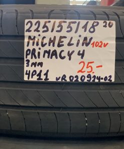 225/55R18 Michelin Primacy 4 102V kesä 3mm / 5P23