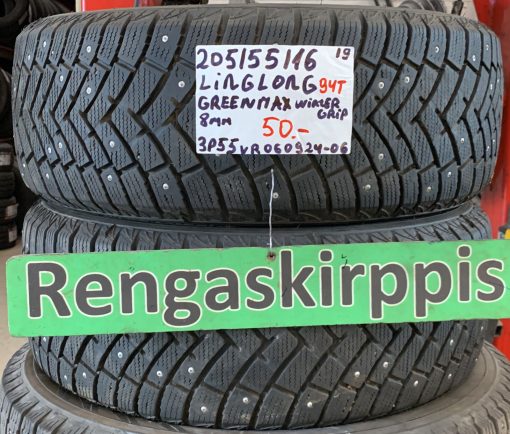 205/55R16 LingLong GreenMax WinterGrip 94T nasta 8mm / 3P55