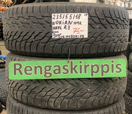 235/55R18 Nokian HKPL R3 104R kitka 6mm / K9