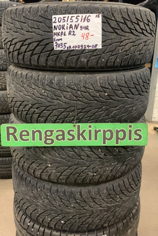 205/55R16 Nokian HKPL R2 94R kitka 6mm / 3V35