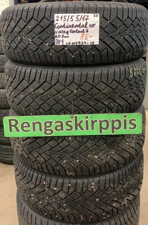215/55R17 Continental VikingContact 7 98T kitka 6,5-7mm / 3V4
