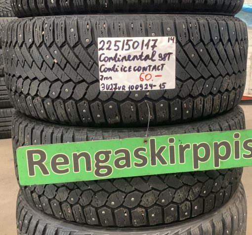 225/50R17 Continental ContiIceContact 98T nasta 7mm / 3V27