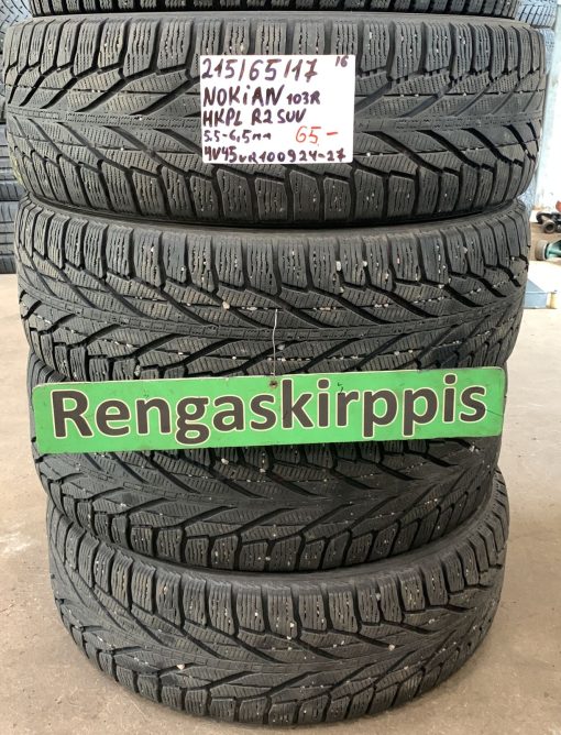 215/65R17 Nokian HKPL R2 SUV 103R kitka 5,5-6,5mm / 4V45