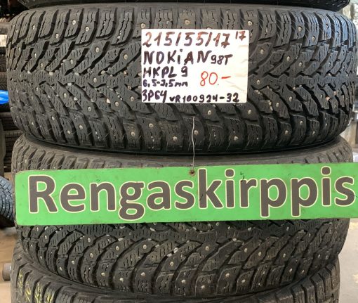 215/55R17 Nokian HKPL 9 98T nasta 6,5-7,5mm / 3P64