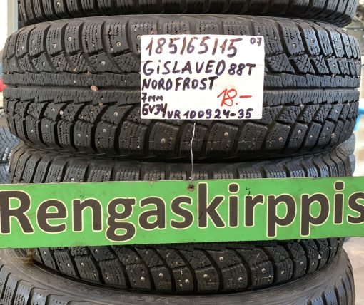 185/65R15 Gislaved NordFrost 88T nasta 7mm / 6V34
