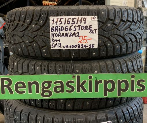 175/65R14 Bridgestone Noranza 2 86T nasta 8mm / 5V42