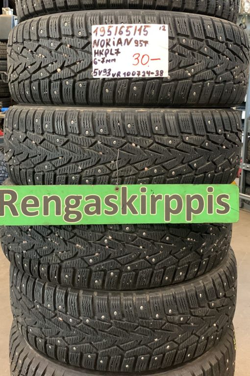 195/65R15 Nokian HKPL 7 95T nasta 6-7mm / 5V93