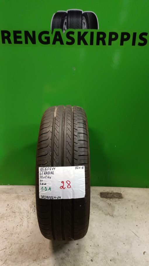 185/60R14 GT Radial FE1 City 82H kesä 6mm / 5V11-1