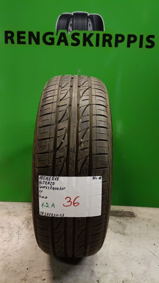 195/65R15 Altenzo Sports Equator 91V kesä 6mm / 1-2A