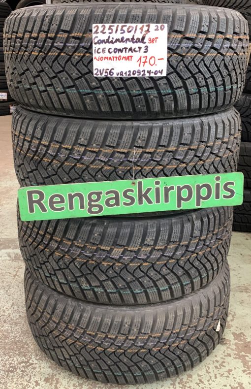 225/50R17 Continental IceContact 3 98T nasta ajamattomat / 2V56