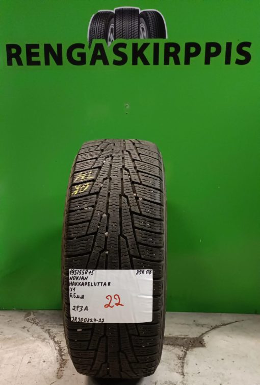 195/55R15 Nokian HKPL R 89R kitka 6,5mm / 2P3A