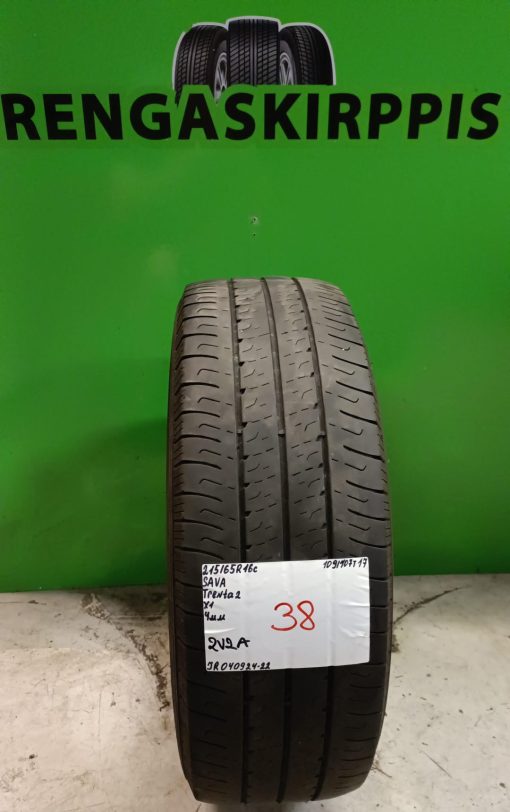215/65R16C Sava Trenta 2 109/107T kesä 4mm / 2V2A