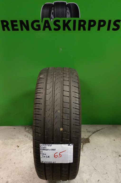 225/55R18 Pirelli Scorpion Verde 98V kesä 5,5mm / 3V3A
