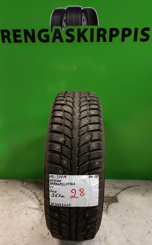 195/70R14 Nokian HKPL 2 91T nasta 8mm / 3V3A