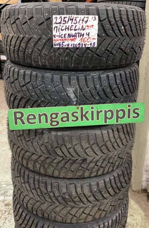 225/45R17 Michelin X-Ice North 4 94T nasta ajamattomat / 6V65