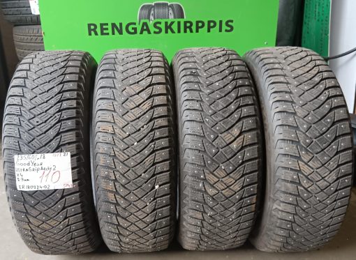 235/60R18 GoodYear UltraGrip Arctic 2 107T nasta 8-9mm / 5P43