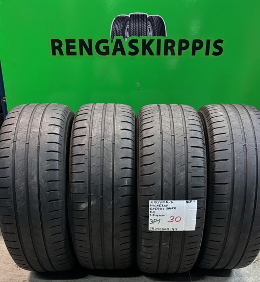 215/60R16 Michelin Energy Saver 95V kesä 3,5-4mm / 3P1