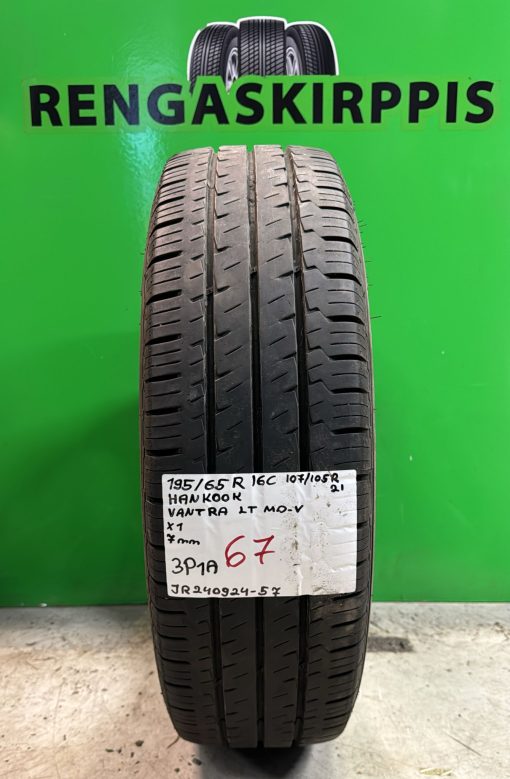 195/65R16C Hankook Vantra LT MO-V 107/105R kesä 7mm / 6V9-1