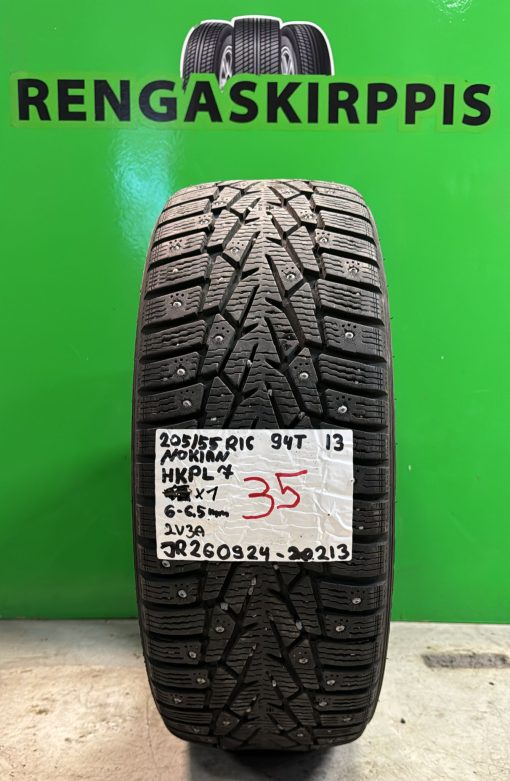205/55R16 Nokian HKPL 7 94T nasta 6-6,5mm / 2V3A
