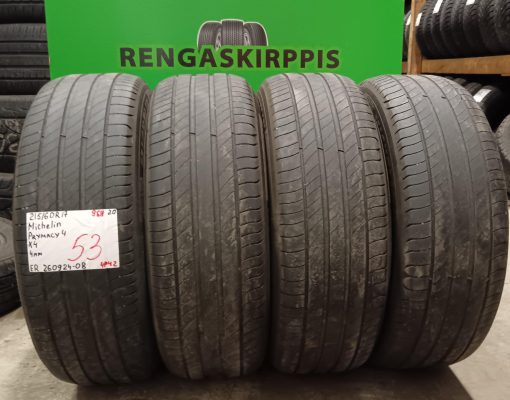 215/60R17 Michelin Primacy 4 96H kesä 4mm / 4P42