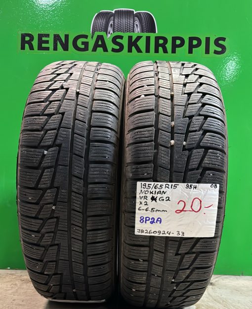 195/65R15 Nokian VR G2 95H kitka 6-6,5mm / 8P2A
