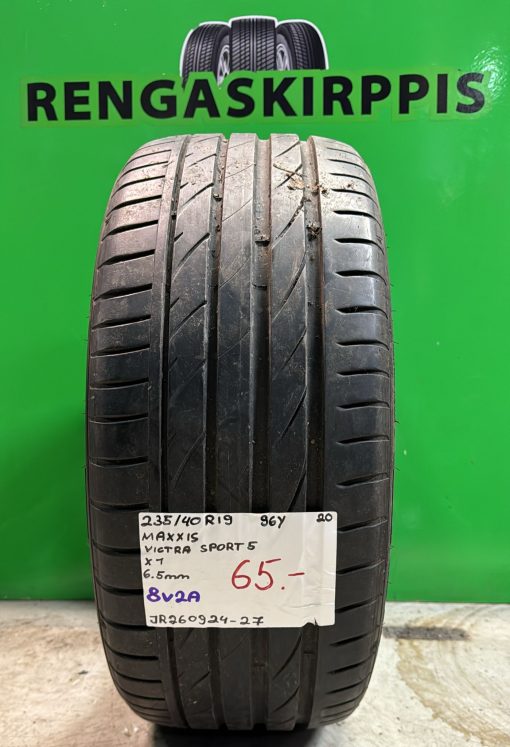 235/40R19 Maxxis Victra Sport 5 96Y kesä 6,5mm / 3V4-1