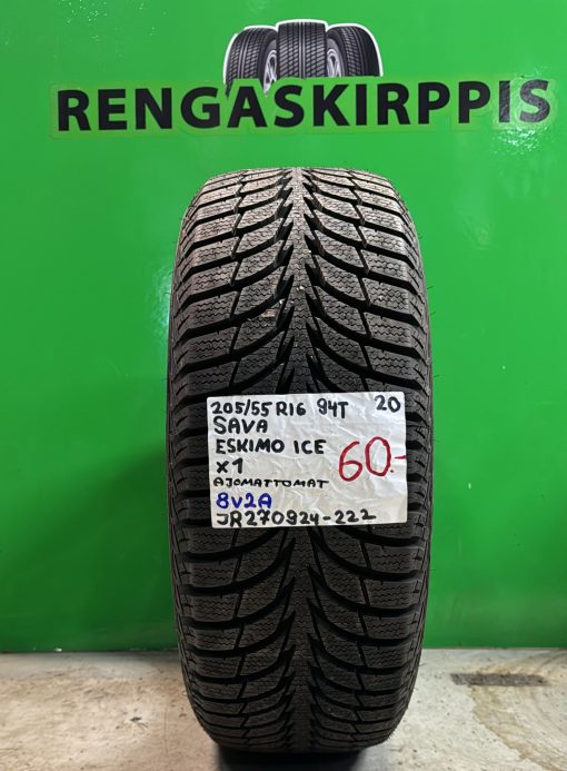 205/55R16 Sava Eskimo Ice 94T kitka Ajamattomat / 8V2A
