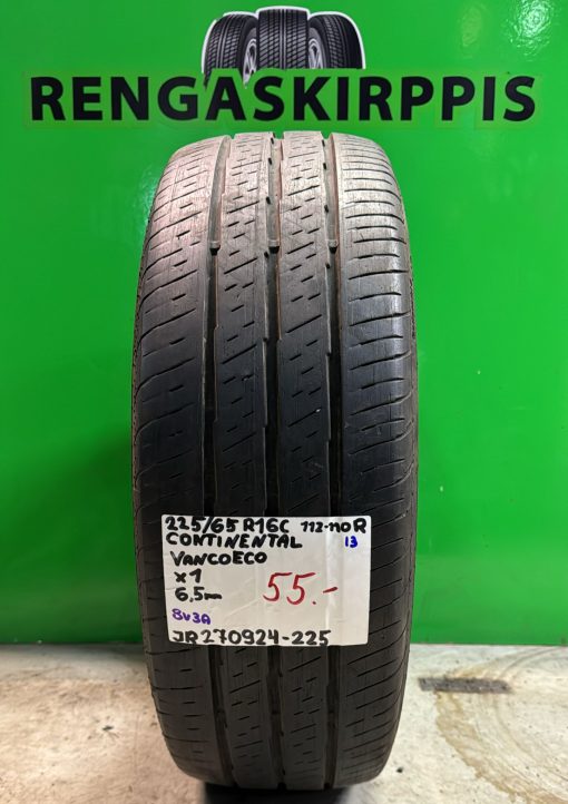 225/65R16C Continental VancoEco 112/110R kesä 6,5mm / 1P7-1