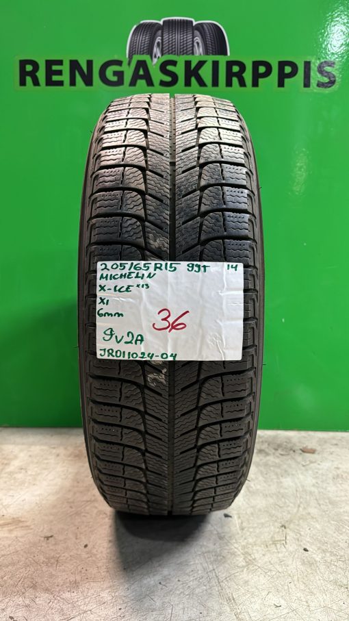 205/65R15 Michelin X-Ice X13 99T kitka 6mm / 9V2A