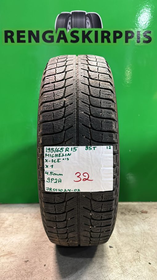 195/65R15 Michelin X-Ice X13 95T kitka 4,5mm / 9P2A